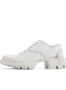 UNTITLAB油画帆布 低帮 生活休闲鞋 男女同款 白色