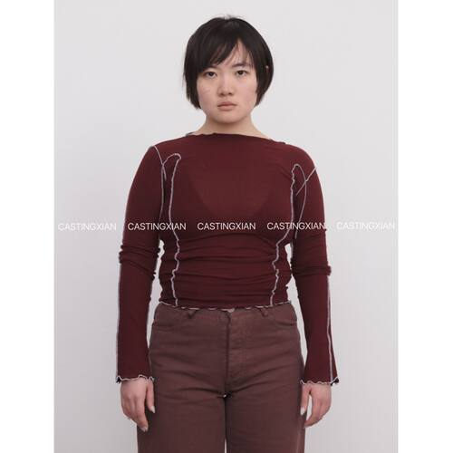 CASTING｜Baserange 明线装饰长袖修身T恤OMATO LONG SLEEVE TEE