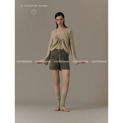 CASTING｜o cloche code 26秋冬 多色羊绒双花边短裤
