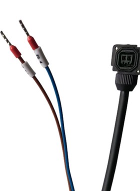 三菱小功率刹车线MR-BKS1CBL5M-A1/A2-L/H伺服电机抱闸线