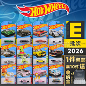 风火轮新款 小汽车2026E法拉利12普锐斯迈凯伦保时捷合金车模玩具