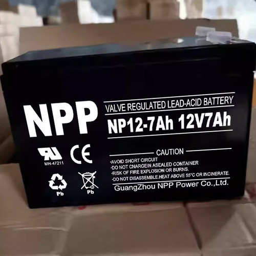 NPP耐普蓄电池NP12-7 12V7AH消防主机电梯松闸应急门禁UPS电源