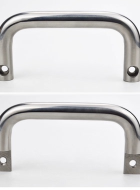 UWANY120拉手 304不锈钢工业箱体提手 大号承重把手U型实心侧装