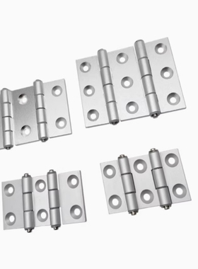 HFC92/93-80A90A/104A/114A双开型蝶形铰链双转轴铝合金三折合页