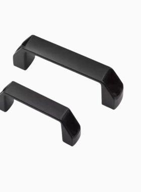 黑色尼龙方形拉手XAB01/02/03/04-L90/L120/L180-A B C D E F G M