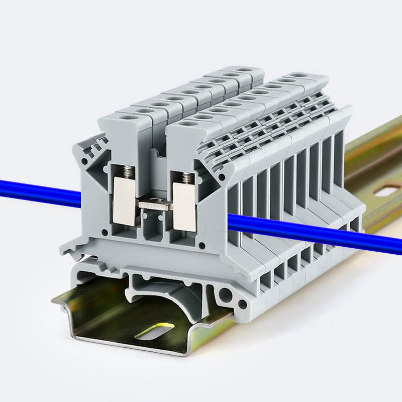 新款UK2.5B导轨式接线端子UK3N/5N/6N/10N端子排双层电压电流保险 电子/电工 接线端子 原图主图