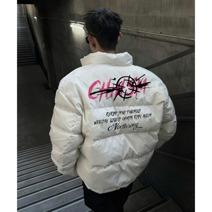 保暖轻薄外套 潮牌羽绒服男女痞帅vibe冬季 真维斯90白鸭绒美式 个性