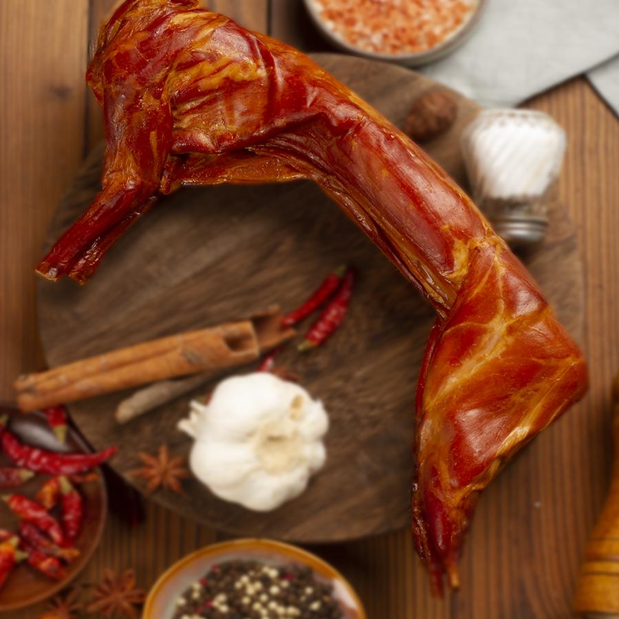 康大食品熏香烤兔真空開袋即食