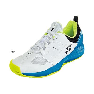 日本直邮YONEX 男式女式少年 Power Cushion 206 网球鞋全场白色