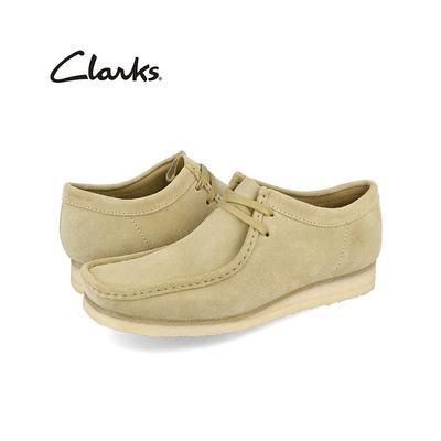 日本直邮CLARKS WALLABEE Clarks小袋鼠男士休闲鞋莫卡辛鞋枫木枫