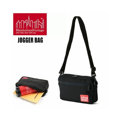 日本直邮曼哈顿 Portage JOGGER BAG Lmp1404l-blk 迷你单肩包包