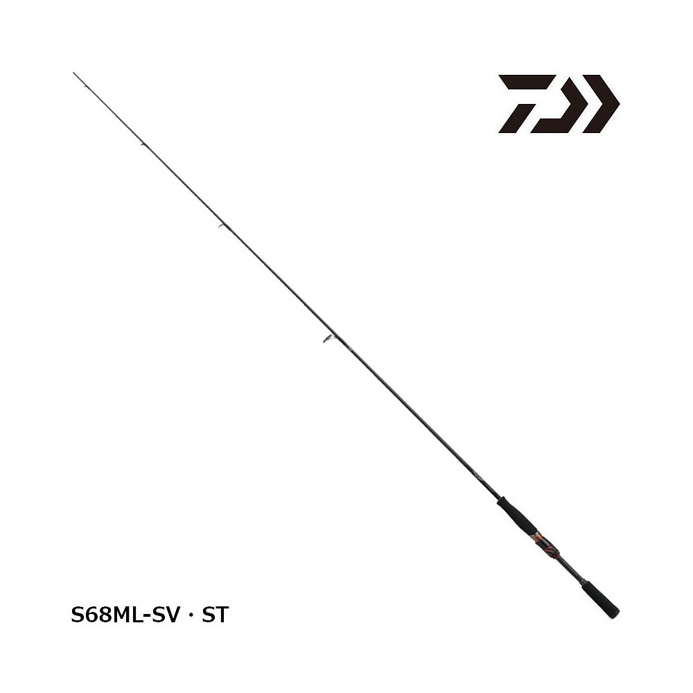 日本直邮Daiwa Bass Rod Steez Spinning S68ML-SV/ST 22年追加型 户外/登山/野营/旅行用品 路亚竿 原图主图