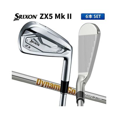 日本直邮Dunlop SRIXON ZX5 Mk-II 铁杆套装 6 件 5-P 动感金色 1