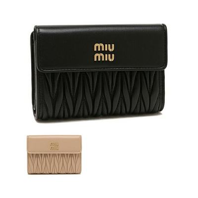 日本直邮 miu miu/缪缪女士钱包 5ML225 2FPP F0002 MATELASSE