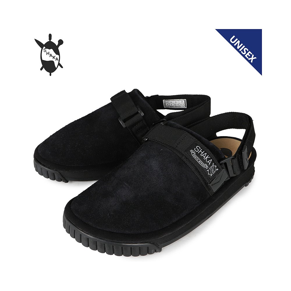 日本直邮shaka 凉鞋男女款舒适木屐绒面革 snug clog suede433206