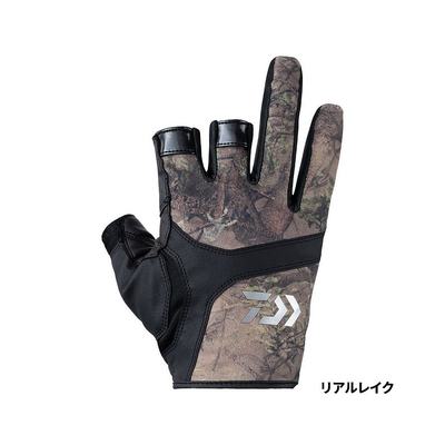 日本直邮Daiwa Gloves DG-8023 游戏手套 3 Cut XL Real Lake