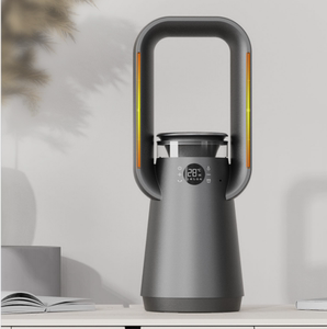 夏普无叶暖风机石墨烯发热桌面取暖器家用节能速热烤火炉电暖气