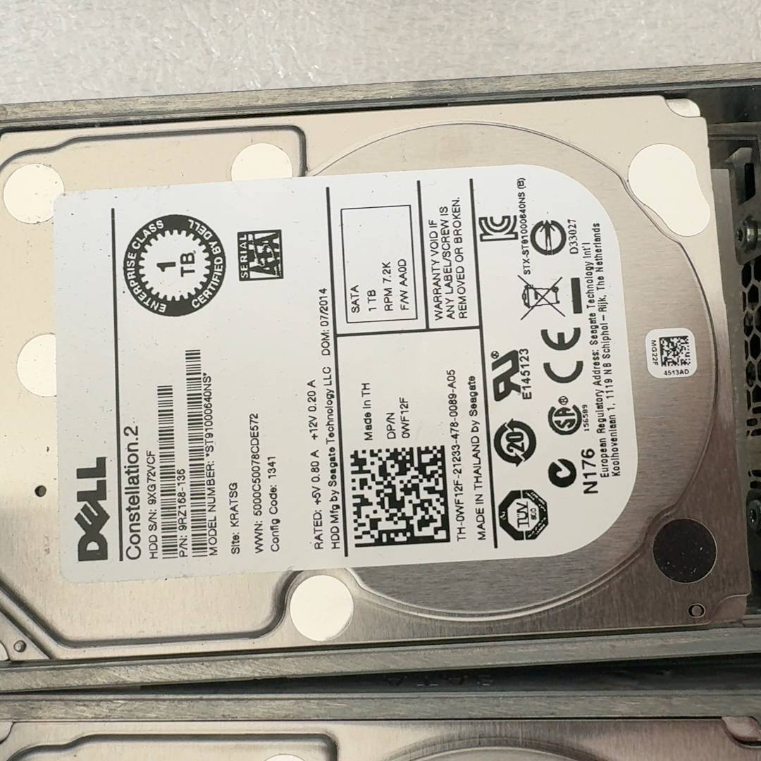 Dell 1T 7.2K SAS ST91000640SS议价 也可为维修!!