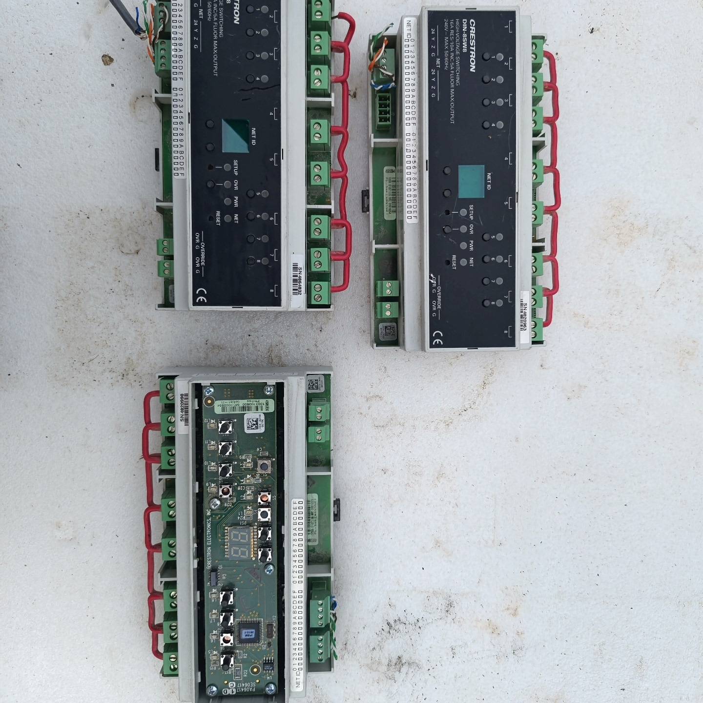 快思聪DIN-8SW8模块灯光继议价 也可为维修！！