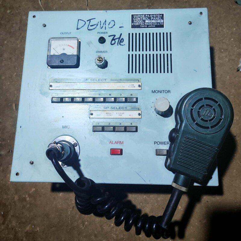 用广播系统PAC-78F-D 拆机功能正常 船舶广播主机 功放 设备-议价