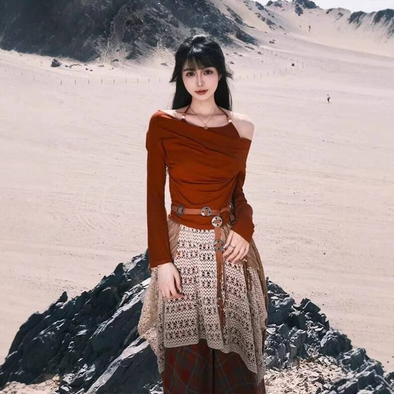广州逸朵服装有限公司新疆宁夏大西北沙漠旅拍显瘦穿搭连衣裙云南