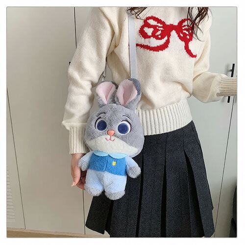 礼品卡通朱迪疯狂动物城兔子斜挎