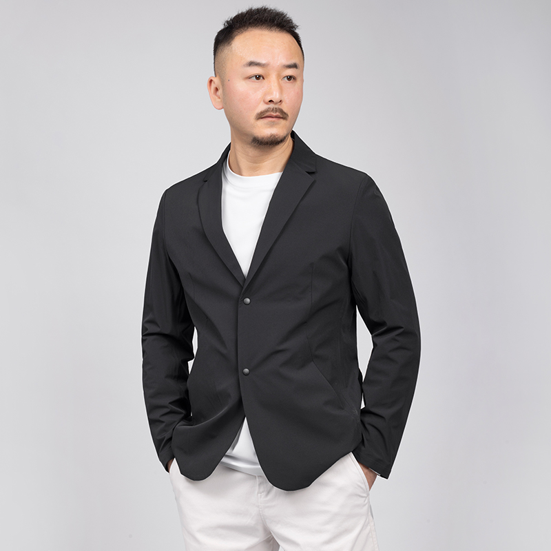 日常夏季修身便服單西輕薄西服