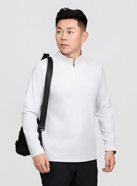 【V.T.O】秋季新品男士商务休闲长袖T恤 简约舒适透气 HT16