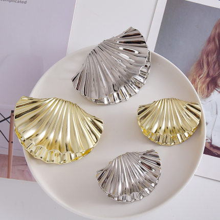 网红爆款环保合金抓夹女发量多后脑勺盘发夹时尚马尾贝壳鲨鱼夹