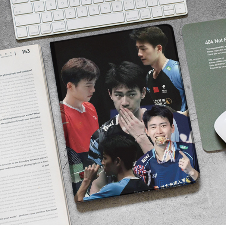 王昶 奥运羽毛球周边ipad1平板电脑保护套/壳