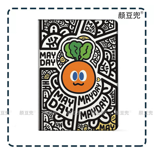 Mayday五月天 阿信卜卜Air6 7 8皮套Pro13寸ipad10.2适用air4/57第十11代三折保护壳pro11笔槽mini567小米678