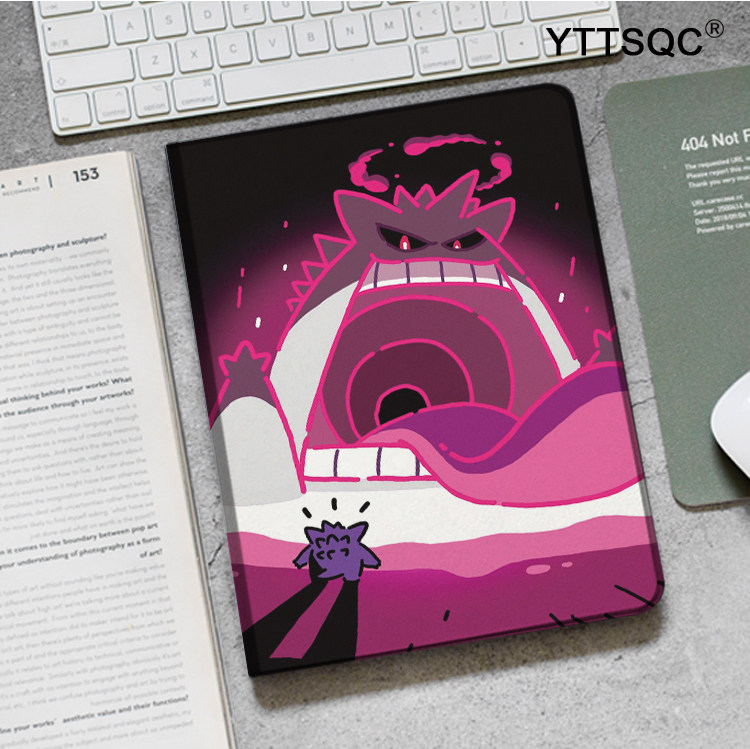 耿鬼 宝可梦动漫周边 适用华为平板matepad pro11保护套12.6寸笔槽Air11.5寸2023款小米6pro皮套M6荣耀V8 pro