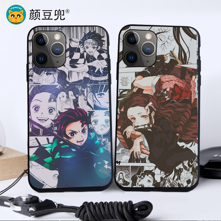 鬼灭之刃炭治郎11PRO MAX祢豆子XR适用苹果XS MAX手机壳8plus/6se