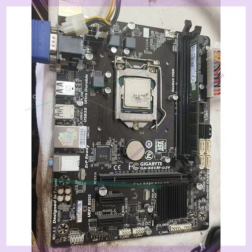 议价B85M-D2V主板+G3260CPU套装 拆机