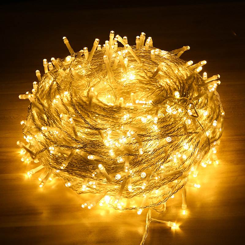 led小彩灯闪灯串灯满天星户外防水卧室布置七彩氛围装饰灯星星灯