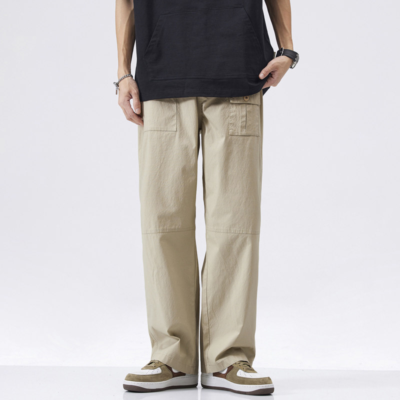 AUGF宽松直筒工装休闲裤商务轻奢