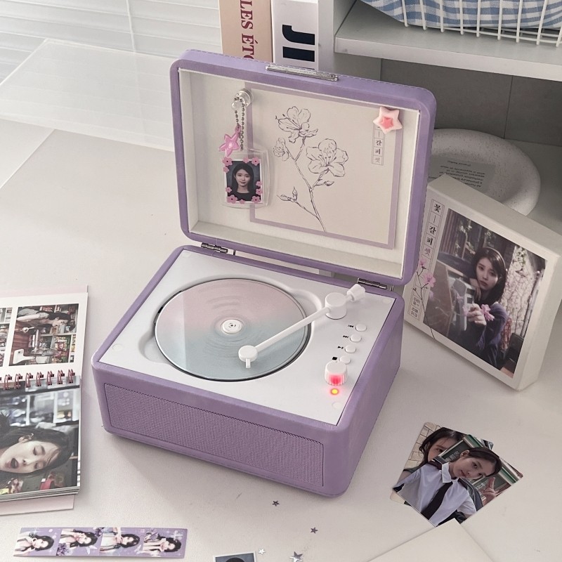 橙迪D200复古CD机发烧级蓝牙音响专辑音乐播放器便携光盘碟唱片