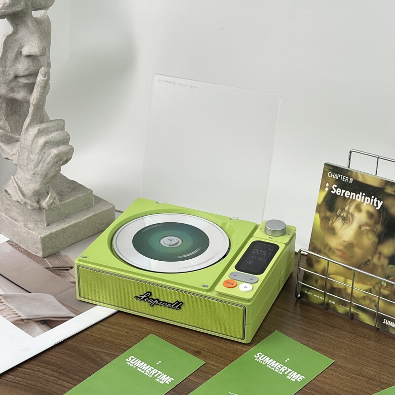橙迪二代S-CD机发烧级复古家用便携一体唱片机碟片专辑播放器音响