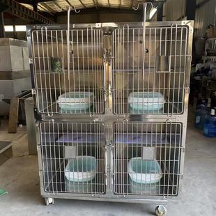 304不锈钢猫笼宠物医院住院笼宠物智能温控氧舱笼猫狗输液寄养笼