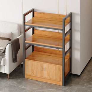 跨境柜子储物柜落地客厅置物柜大容量收纳架沙发旁多层建议书柜