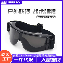 跨境跨境战术眼镜X800射击防风沙护目镜 军迷防爆眼镜风镜亚马逊
