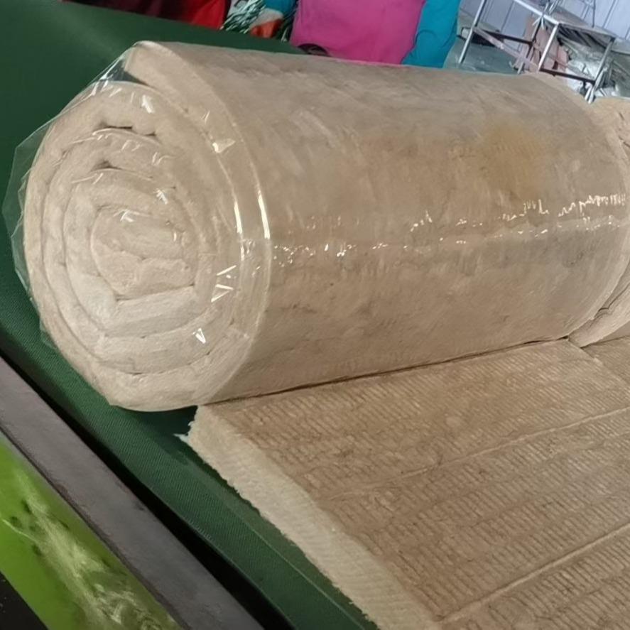 10公分厚 罐体保温隔热岩棉卷毡防火棉毡 阻燃岩棉保温毡