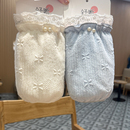 2025新款 短款 高颜值洋气学生护袖 套女高级感上班套袖 蕾丝压花绒袖