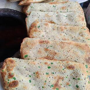 湖北土特产锅块孝感手工锅盔原味特色老式应城早餐美食小吃速食