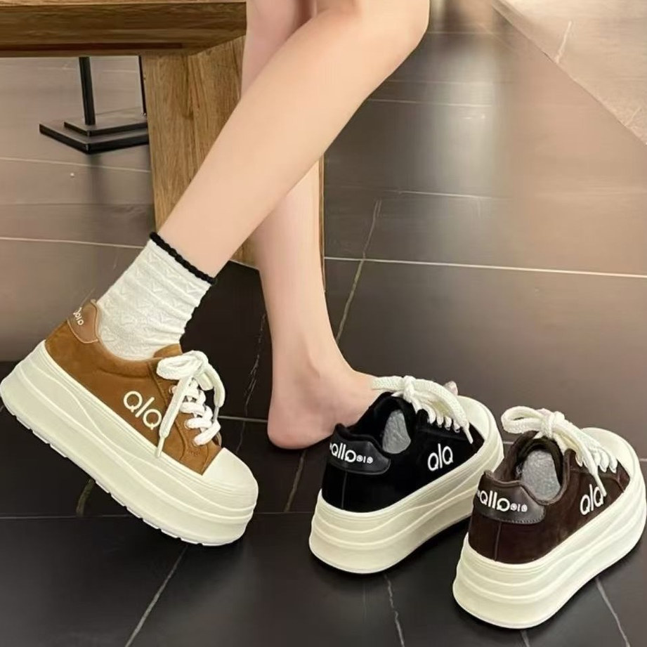 BH9903冬季新款真皮加绒厚底时尚休闲鞋