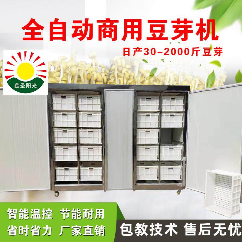 全自动豆芽机大型豆芽发芽机器 商用豆芽机日产30-2000斤