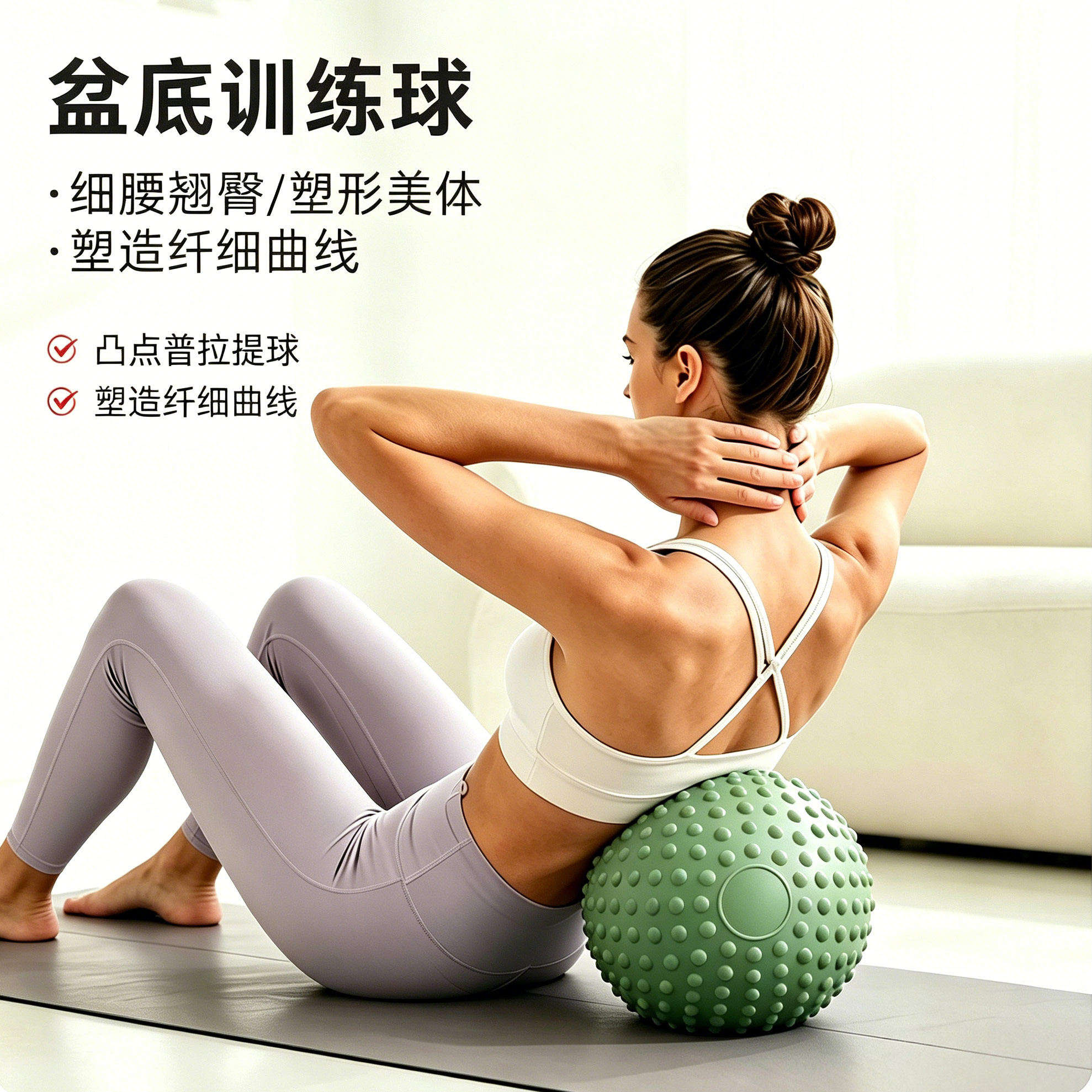 凸点瑜伽球普拉提球刺球