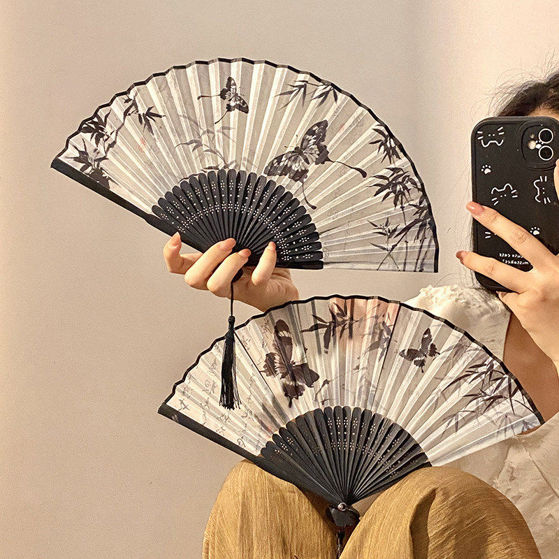 古风扇子折扇中国风汉服