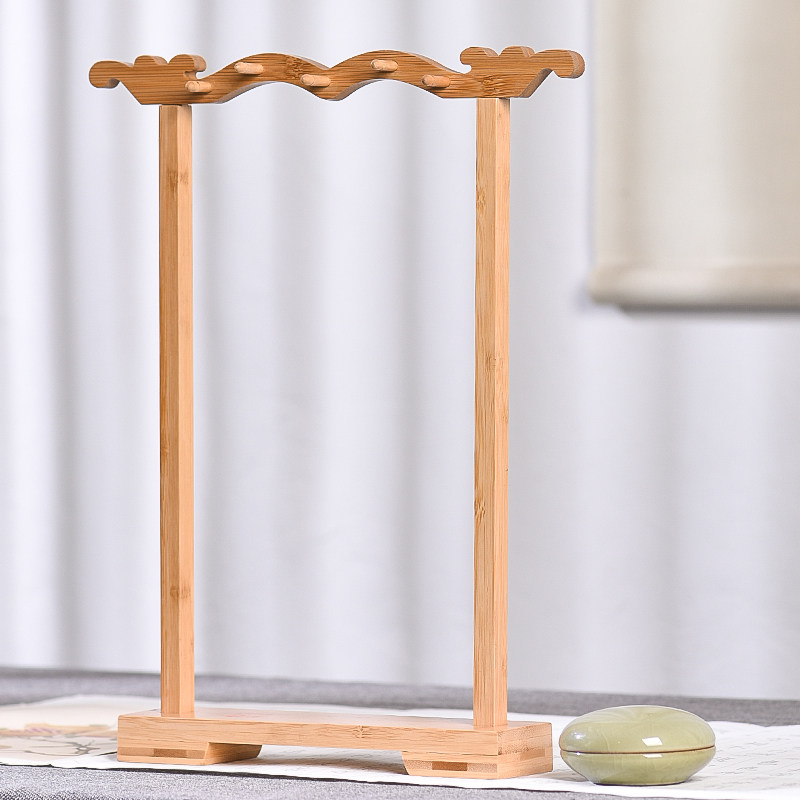 光祖书法毛笔笔架小桥楠竹笔架笔挂实木5挂文昌笔架文房四宝楠竹笔架笔挂挂毛笔摆件现代简约木学生文房四宝,文具电教/文化用品/商务用品,笔架,淘宝优惠券,粉丝福利购,淘宝优惠卷