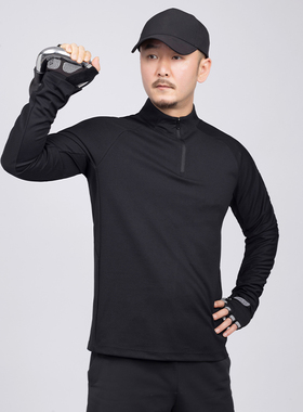 秋季新款卫衣男款男士半拉链撞色拼接防晒长袖卫衣打底GT37